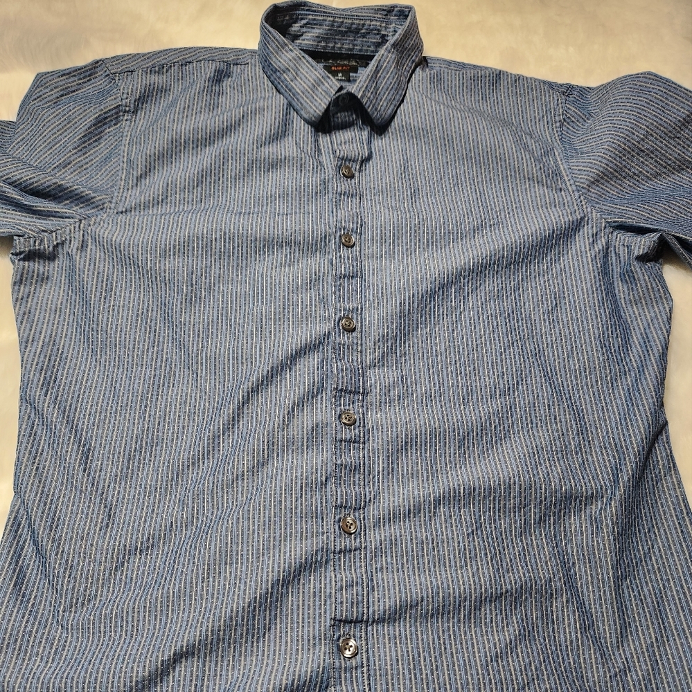 Marc Anthony Medium Slim fit Long-sleeve Button-Down